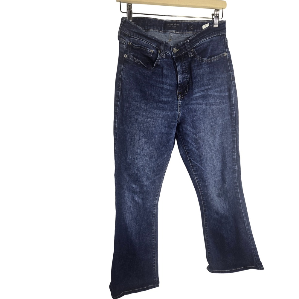 Lucky Brand Stevie Flare Jeans Womens 10/30 Blue Denim High Rise Retro Boho